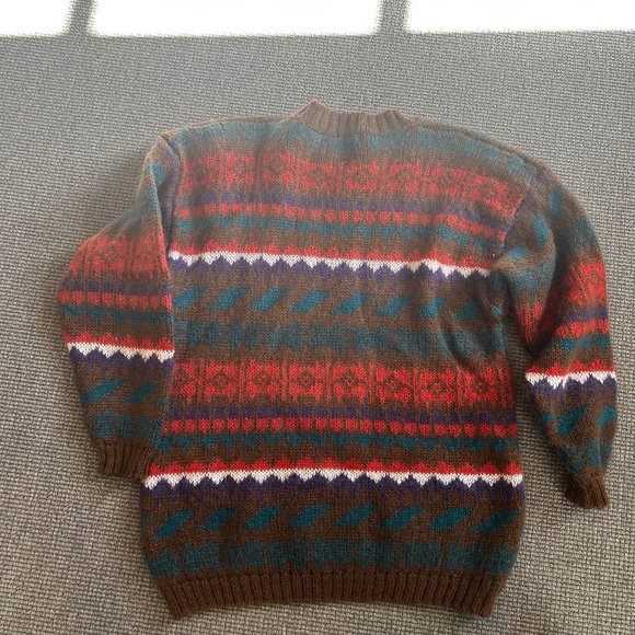Mohair long-sleeve multicolored sweater by Knit Knit - Picture 1 of 5